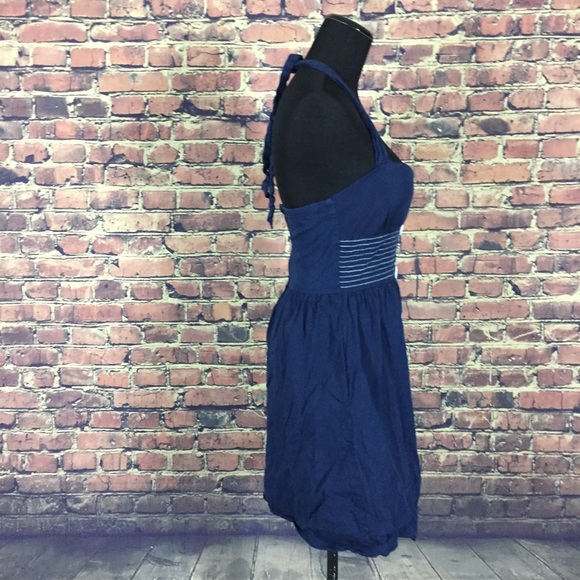 Rugby Fox Blue Summer Midi Dress - Picture 3 of 4